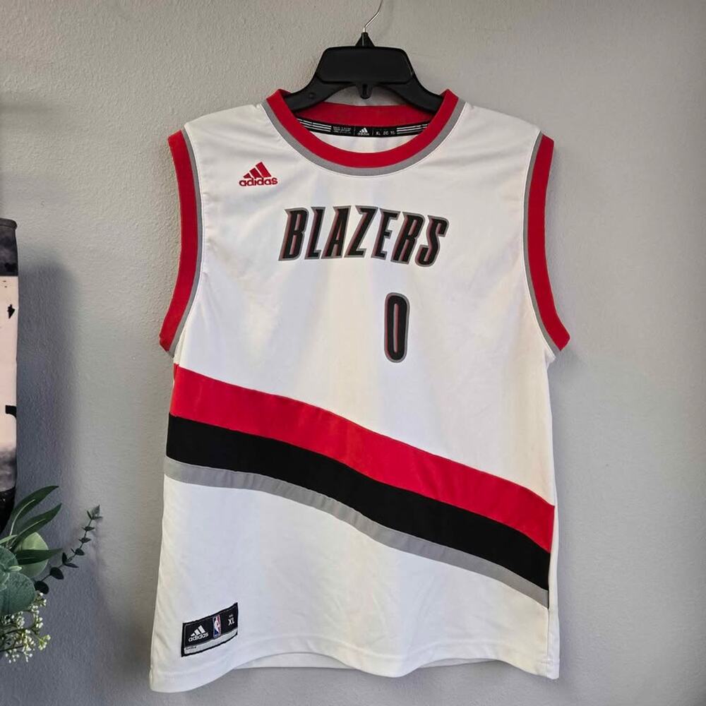 Portland Trail Blazers Damian Lillard #0 Adidas Swingman Jersey -‎ Size XL